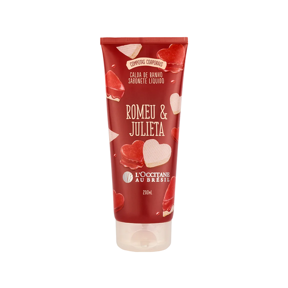 Calda de Banho Sabonete L&iacute;quido Romeu e Julieta 200mL, ,  large